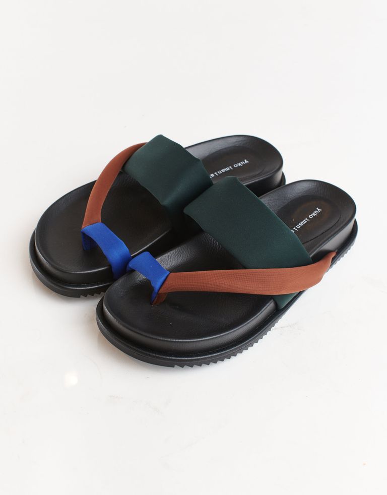 נעלי נשים - Yuko Imanishi - כפכפים MIN - ירוק   חום3