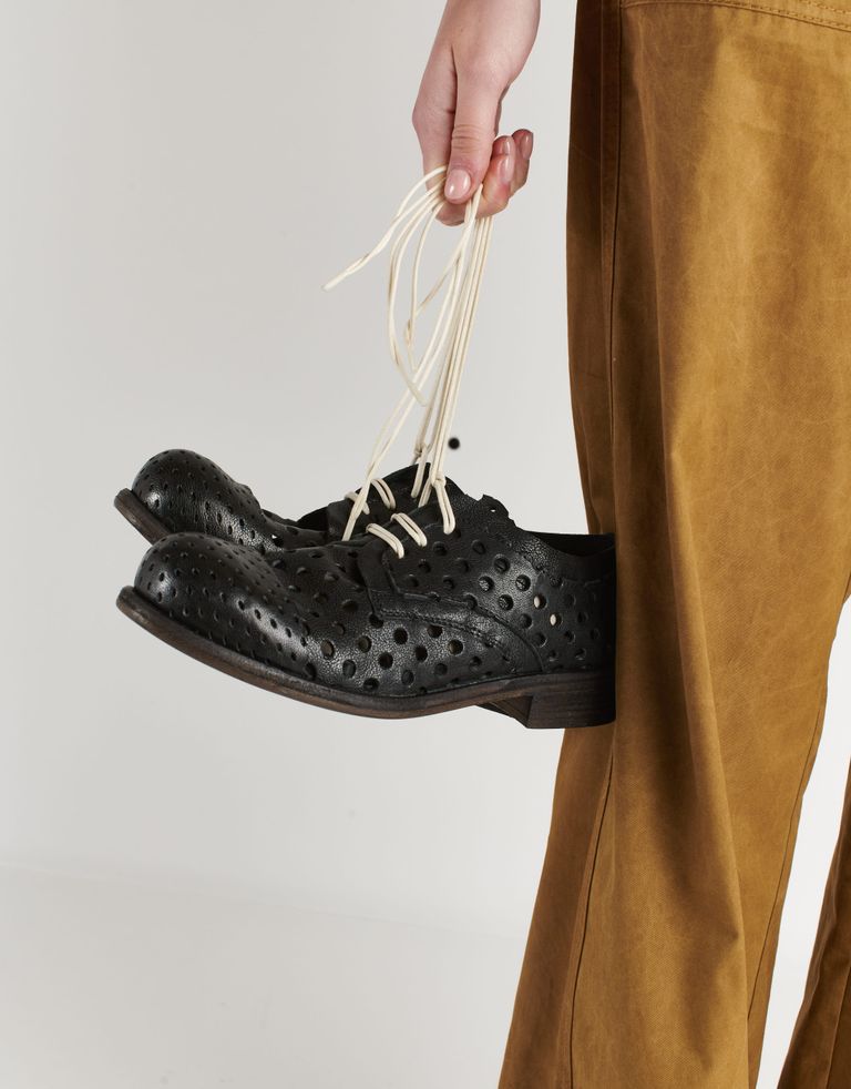 נעלי נשים - Ernesto Dolani - נעלי אוקספורד מחוררות  LU - שחור