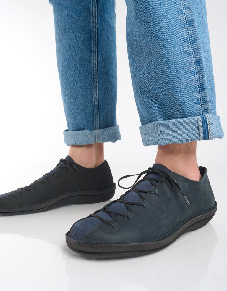 נעלי גברים - loints of Holland - נעלי עור TURBO - כחול