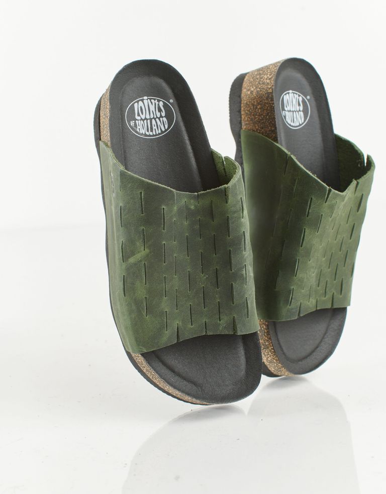 נעלי נשים - loints of Holland - כפכפים  DALEM - ירוק