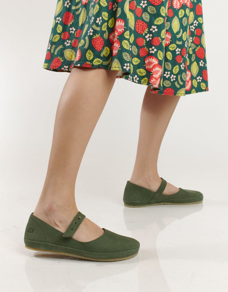 נעלי נשים - loints of Holland - נעלי בובה PUTTE - ירוק