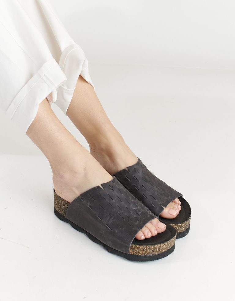 נעלי נשים - loints of Holland - כפכפים  DALEM - שחור
