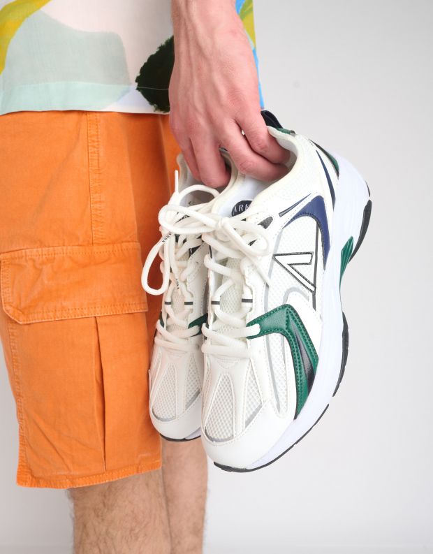 נעלי גברים - Arkk - סניקרס OSERRA MESH - לבן   ירוק