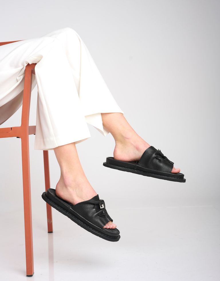 נעלי נשים - Trippen - כפכפים SYNERGY ZORI - שחור