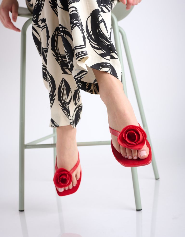 נעלי נשים - Jeffrey Campbell - כפכפים SO SWEET - אדום