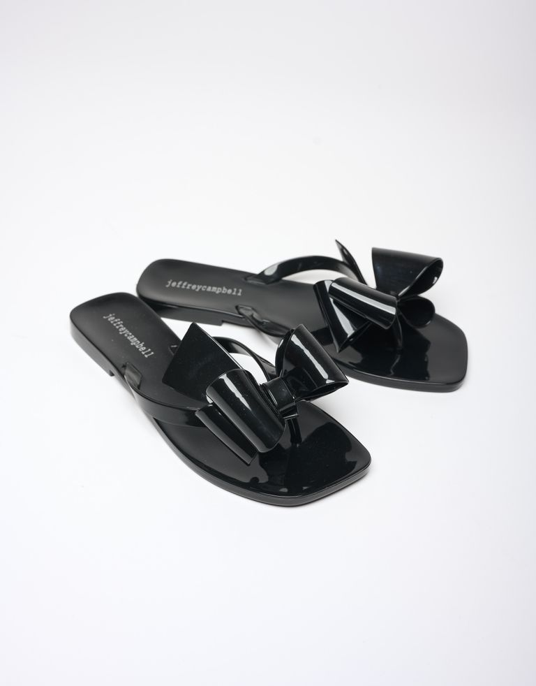 נעלי נשים - Jeffrey Campbell - כפכפי פפיון SUGARY - שחור