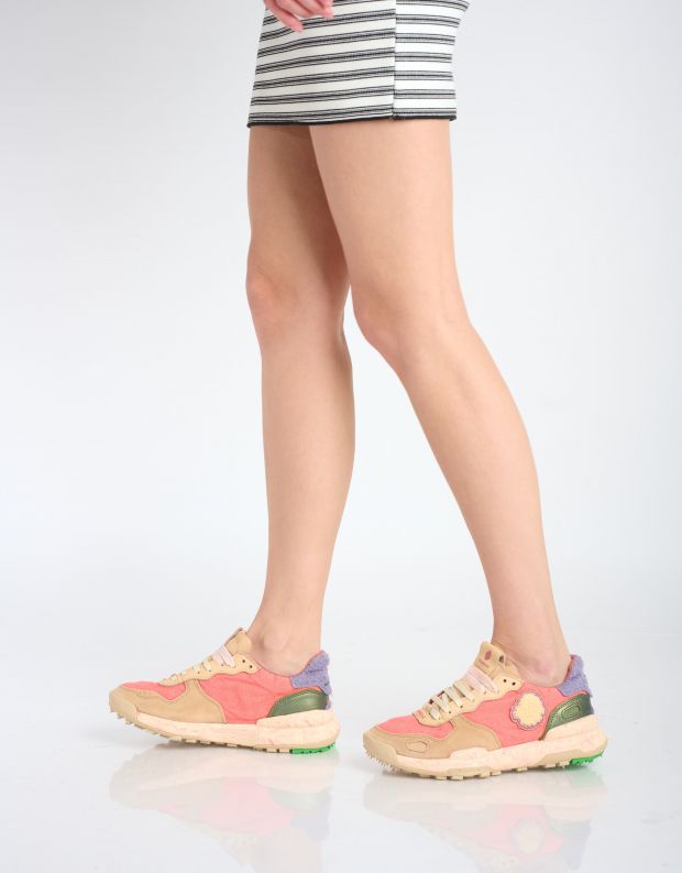 נעלי נשים - Satorisan - סניקרס בד CHACRONA - קורל