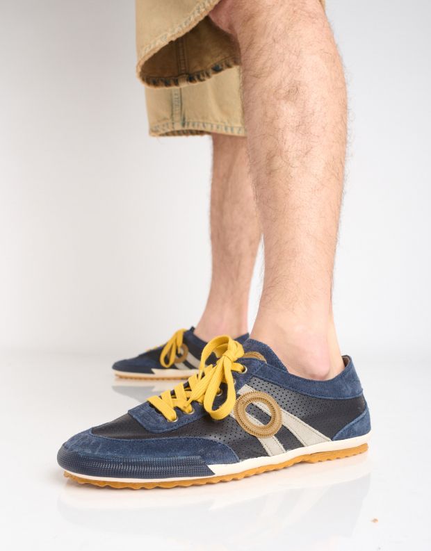 נעלי גברים - Aro - סניקרס IDO מחוררות - כחול