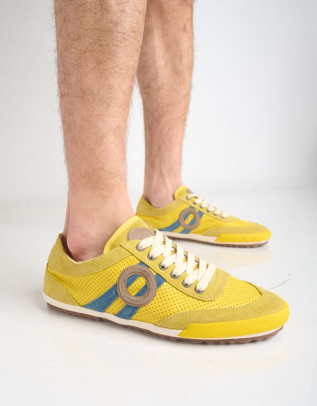 נעלי גברים - Aro - סניקרס IDO מחוררות - צהוב