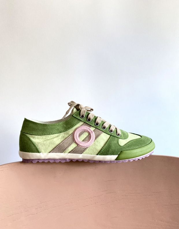 נעלי נשים - Aro - סניקרס IDO ג'ינס - ירוק