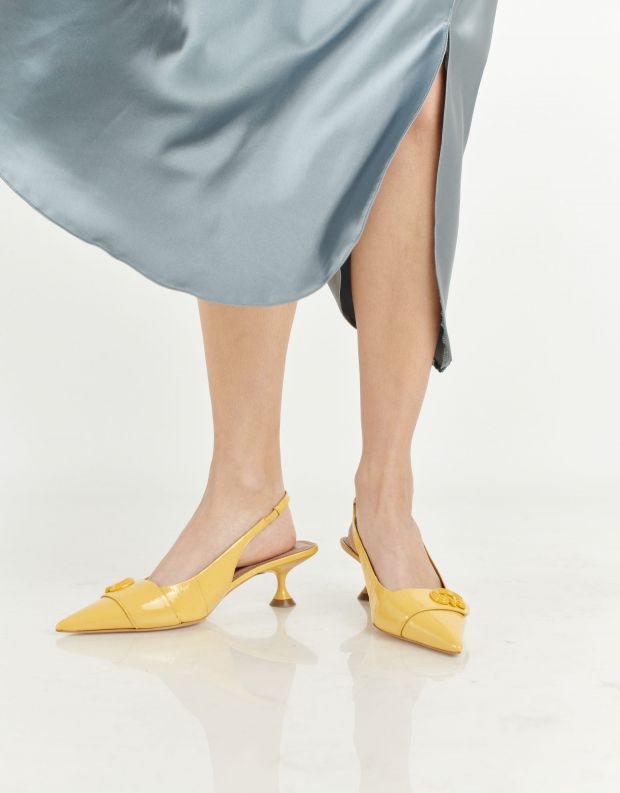 נעלי נשים - Vicenza - נעלי סירה SERVIA קישוט - צהוב