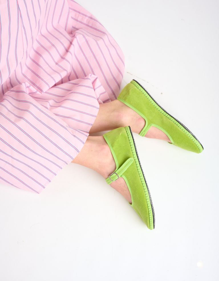 נעלי נשים - Drogheria Crivellini - נעלי מרי ג'יין PAPUSSE - ירוק