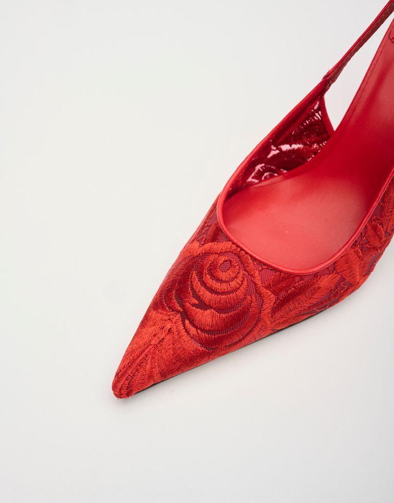 נעלי נשים - Jeffrey Campbell - נעלי סירה LOFFICELE תחרה - חמרה2