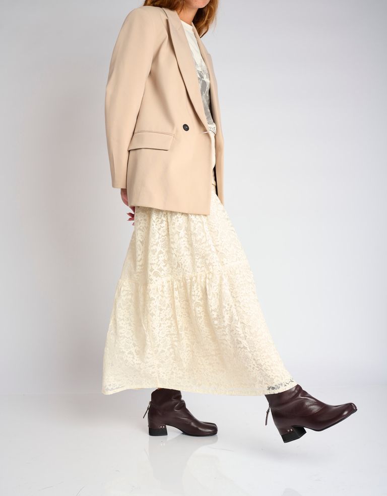 נעלי נשים - Yuko Imanishi - מגפונים עם עקב KURO - בורדו3