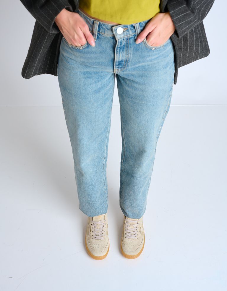 נעלי נשים - Gola - סניקרס זמש HAWK - בז'3