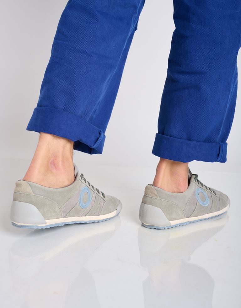 נעלי גברים - Aro - סניקרס עור ובד IDO - בז'2