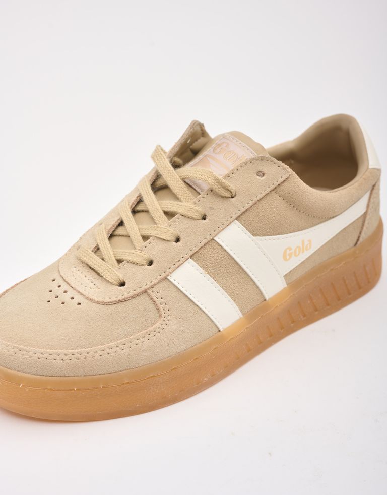 נעלי נשים - Gola - סניקרס זמש GRANDSLAM - בז'2