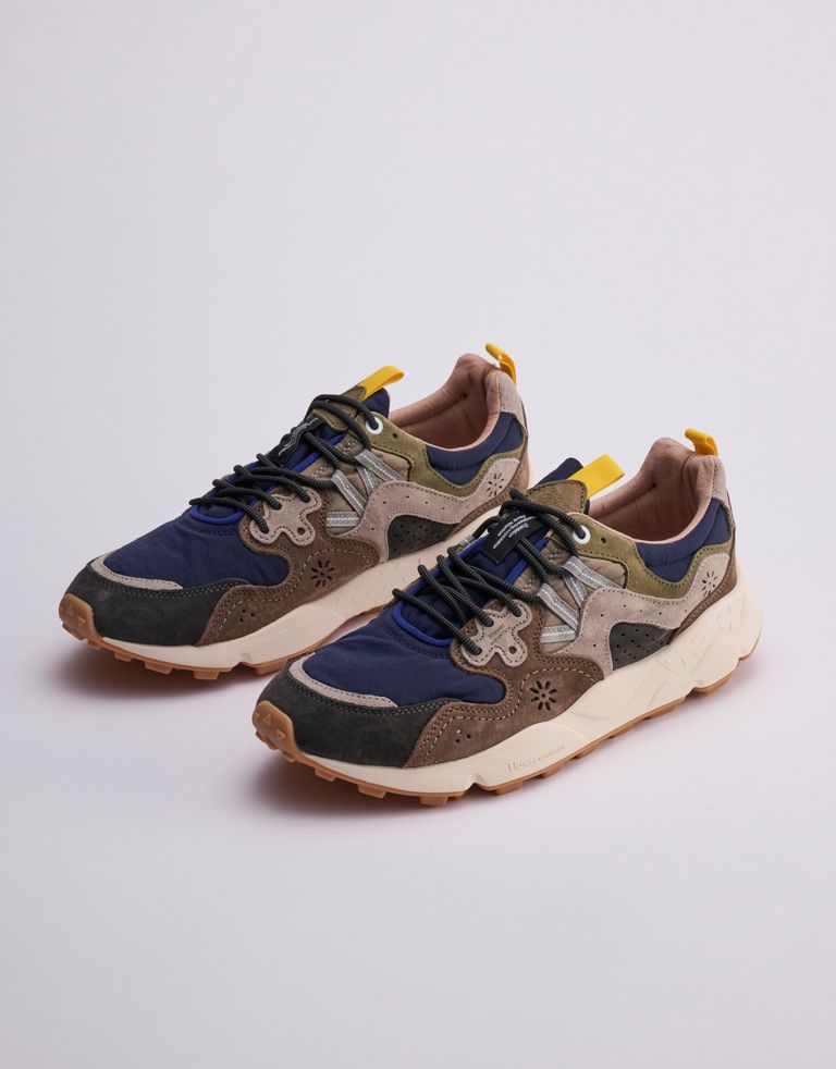 נעלי גברים - Flower Mountain - סניקרס צבעוניות YAMANO - כחול כהה1