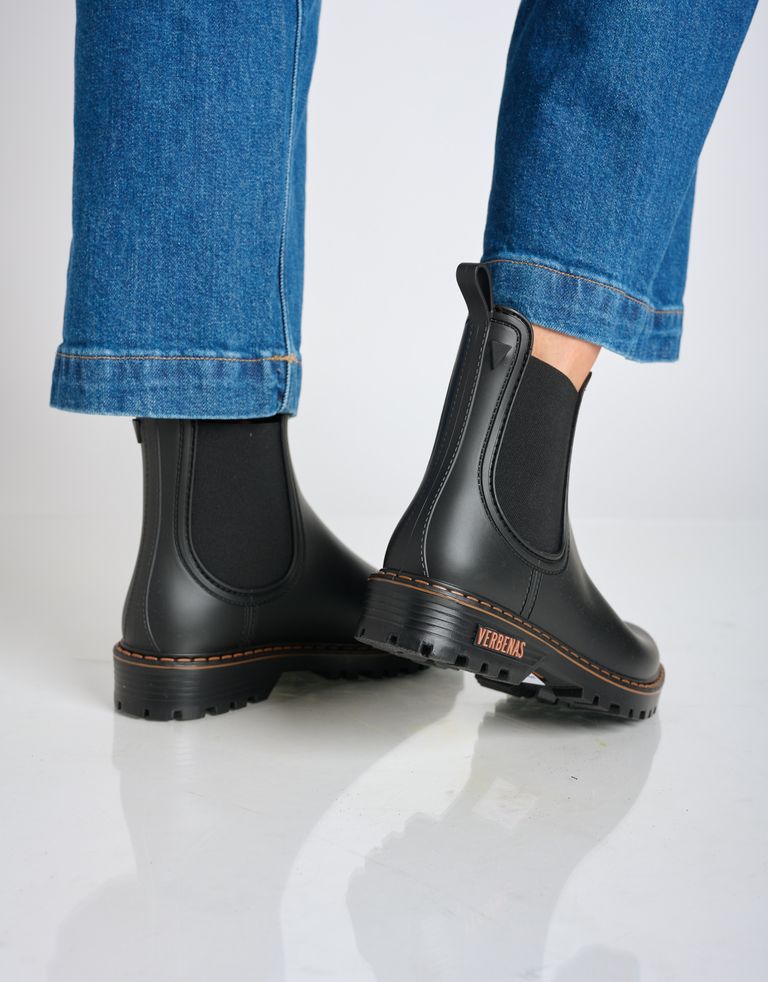 נעלי נשים - Verbenas - מגפוני גומי GAUDI - שחור4