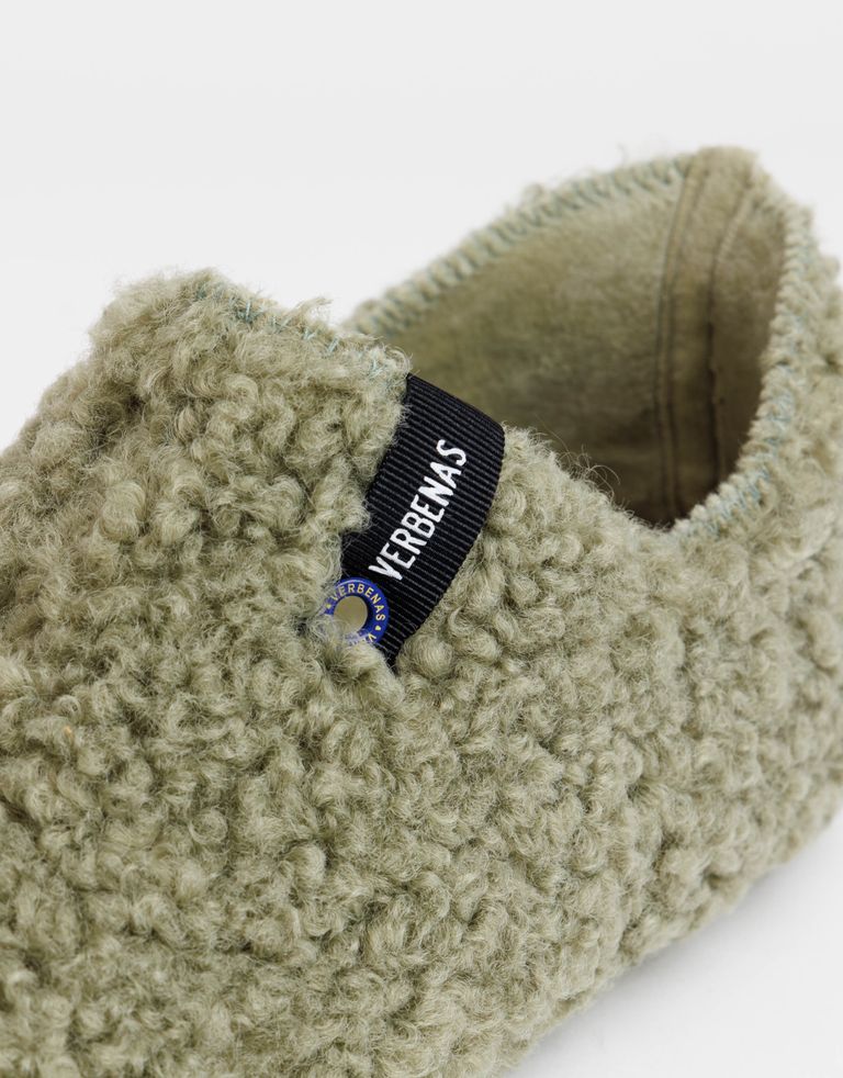 נעלי נשים - Verbenas - נעלי בית YOI CURLY - זית2