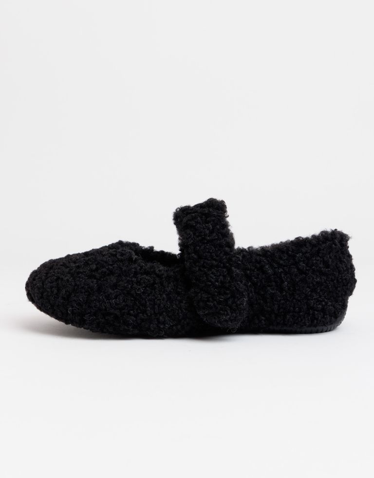 נעלי נשים - Verbenas - נעלי בית YINA CURLY - שחור2