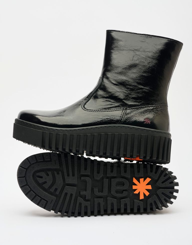 נעלי נשים - Art - מגפונים מבריקים BRIGHTON - שחור3