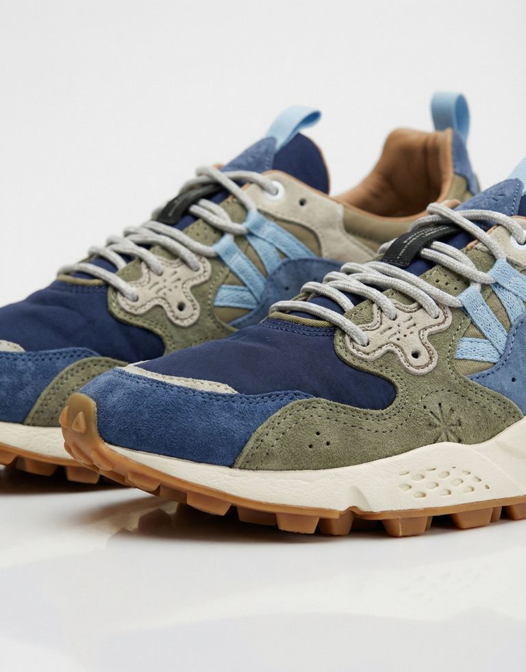 נעלי גברים - Flower Mountain - סניקרס צבעוניות YAMANO - כחול כהה2