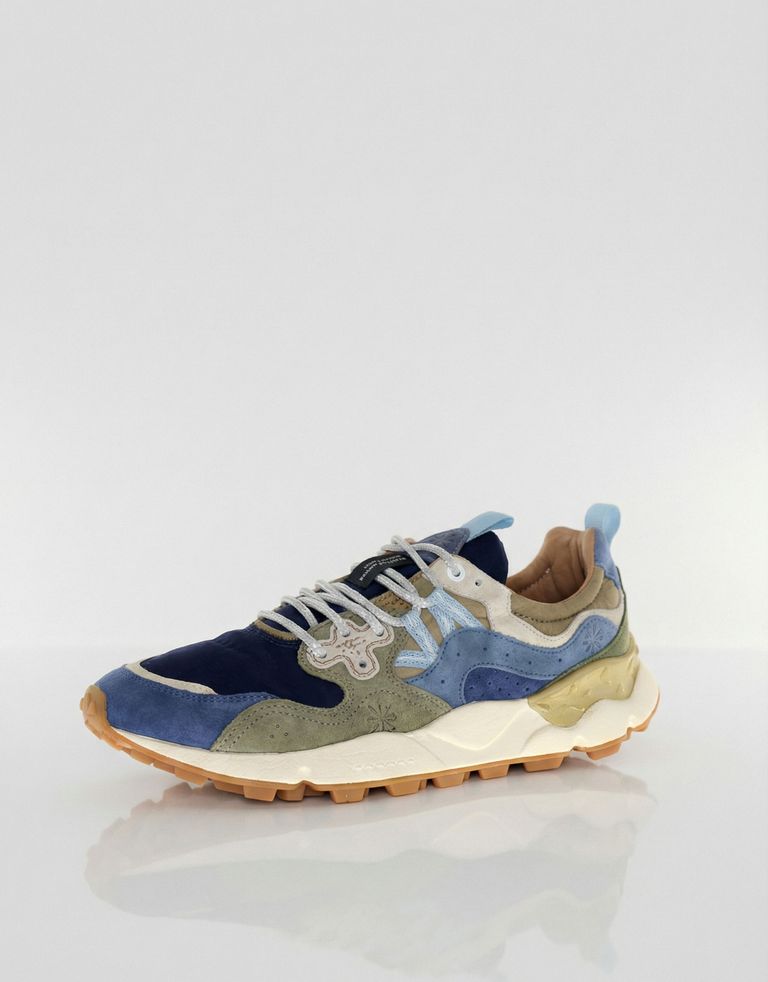 נעלי גברים - Flower Mountain - סניקרס צבעוניות YAMANO - כחול כהה4