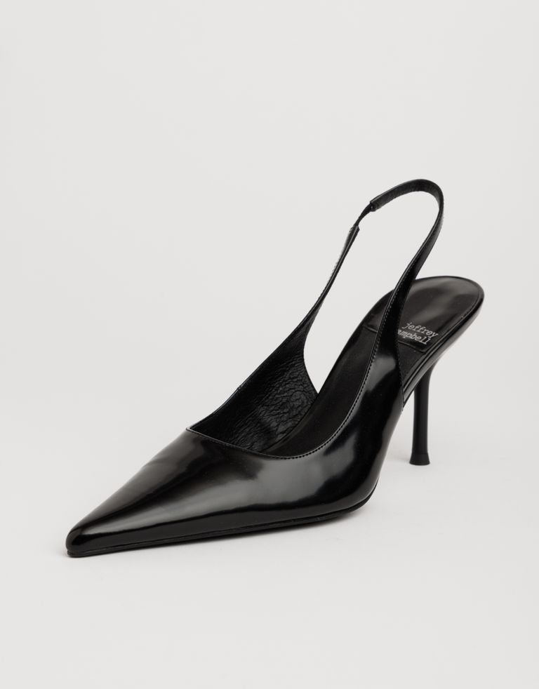 נעלי נשים - Jeffrey Campbell - נעלי סירה עם עקב LOFFICEL - שחור3