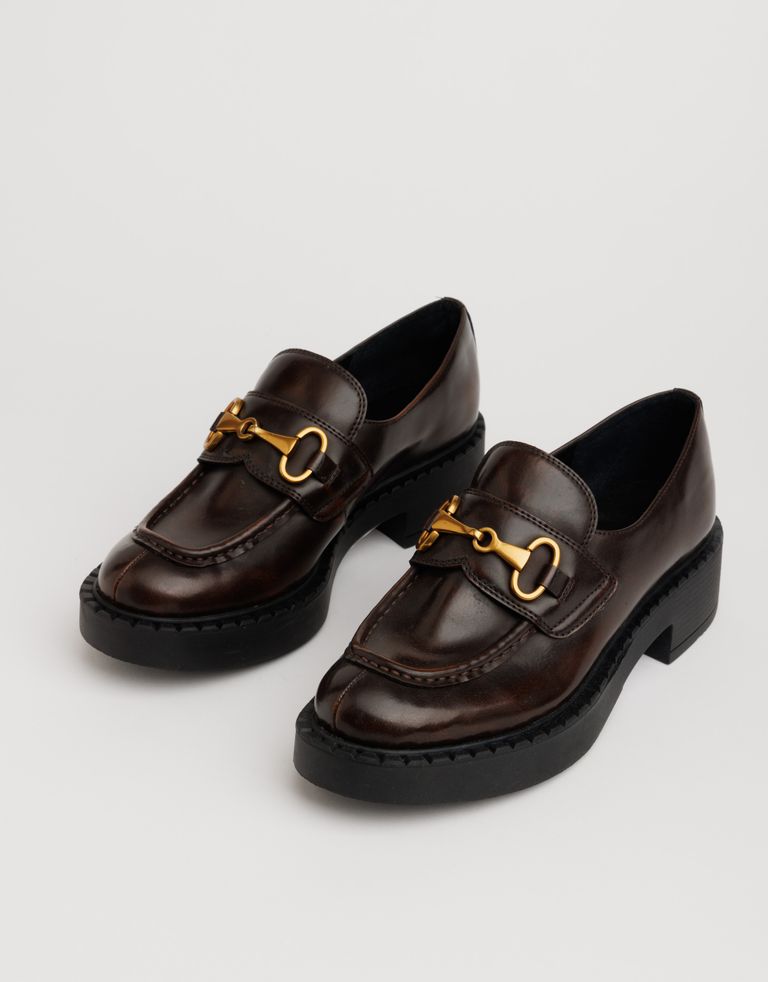 נעלי נשים - Jeffrey Campbell - נעלי מוקסין PORTINA - חום4