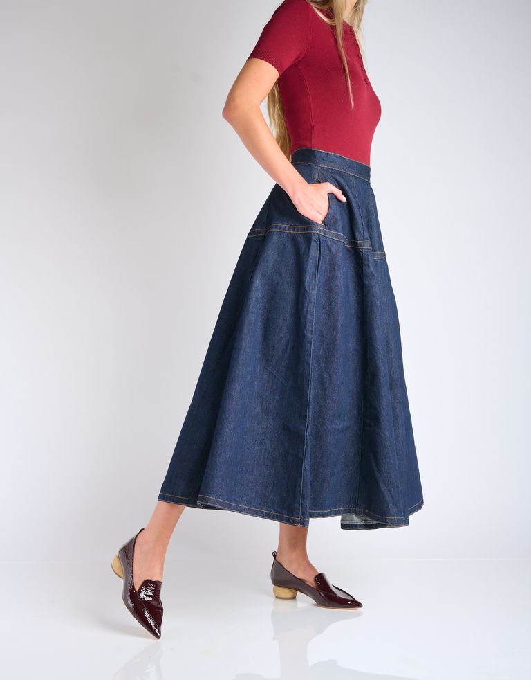 נעלי נשים - Jeffrey Campbell - נעלי סירה VIONA לק - בורדו2