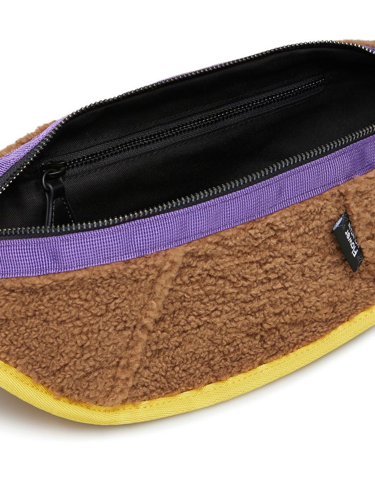 Flower Mountain - תיק פאוצ' FM - בז'   חום1