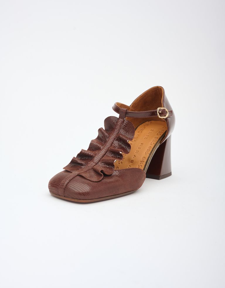 נעלי נשים - Chie Mihara - נעלי עקב SWAN - חום3