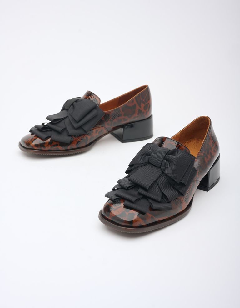 נעלי נשים - Chie Mihara - נעלי מוקסין ZAPAME - חום מנומר3