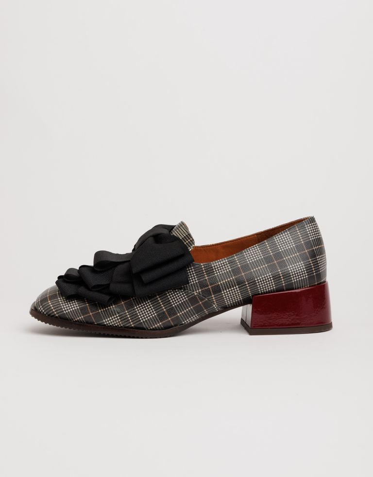 נעלי נשים - Chie Mihara - נעלי מוקסין ZAPAME - שחור אדום4