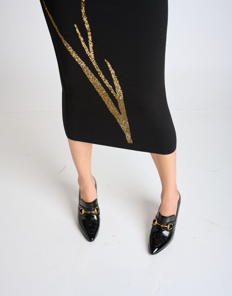 נעלי נשים - Jeffrey Campbell - נעלי עקב משולבים ETIQUETT - שחור2