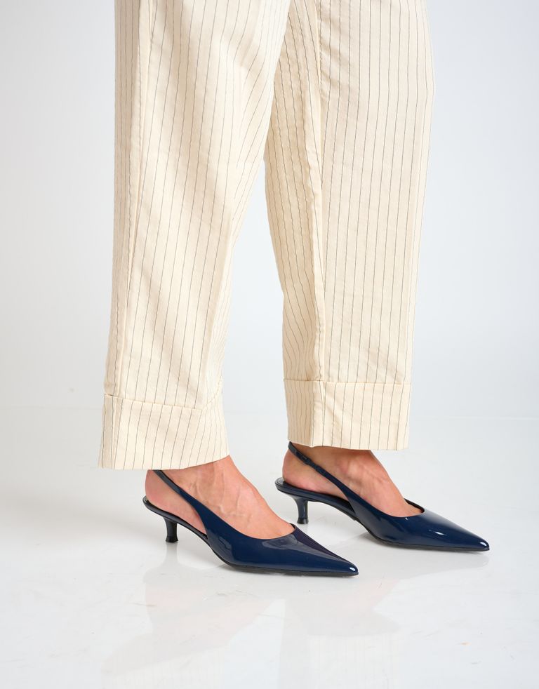 נעלי נשים - Jeffrey Campbell - נעלי סירה עם עקב PERSONA - כחול3