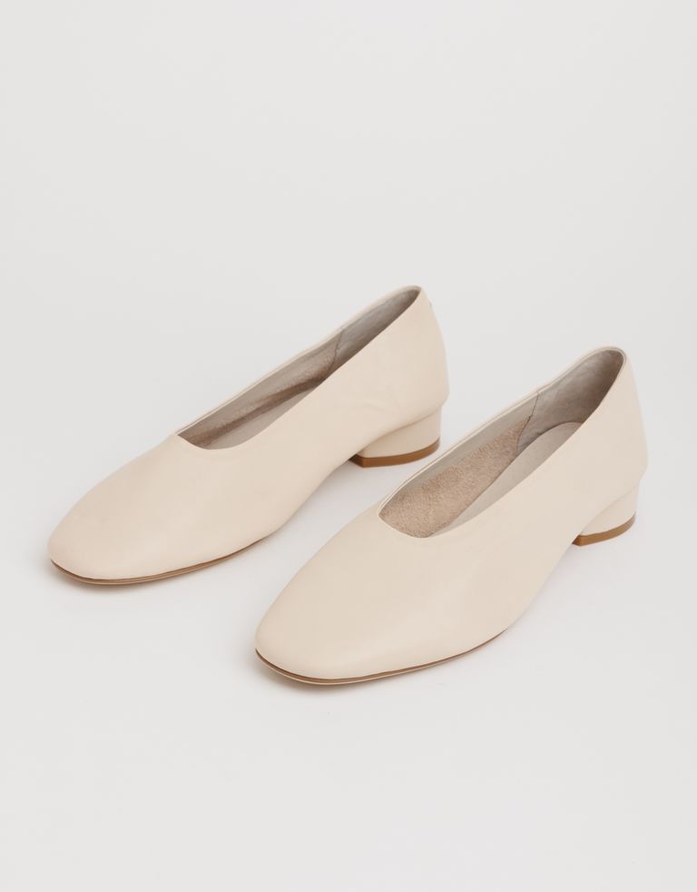 נעלי נשים - Jeffrey Campbell - נעלי סירה שטוחות TRUSTEE - אופוויט4