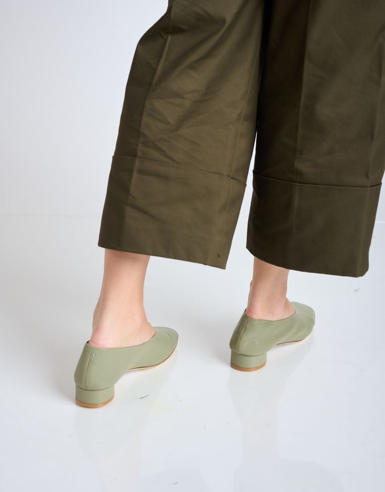 נעלי נשים - Jeffrey Campbell - נעלי סירה שטוחות TRUSTEE - ירוק בהיר4