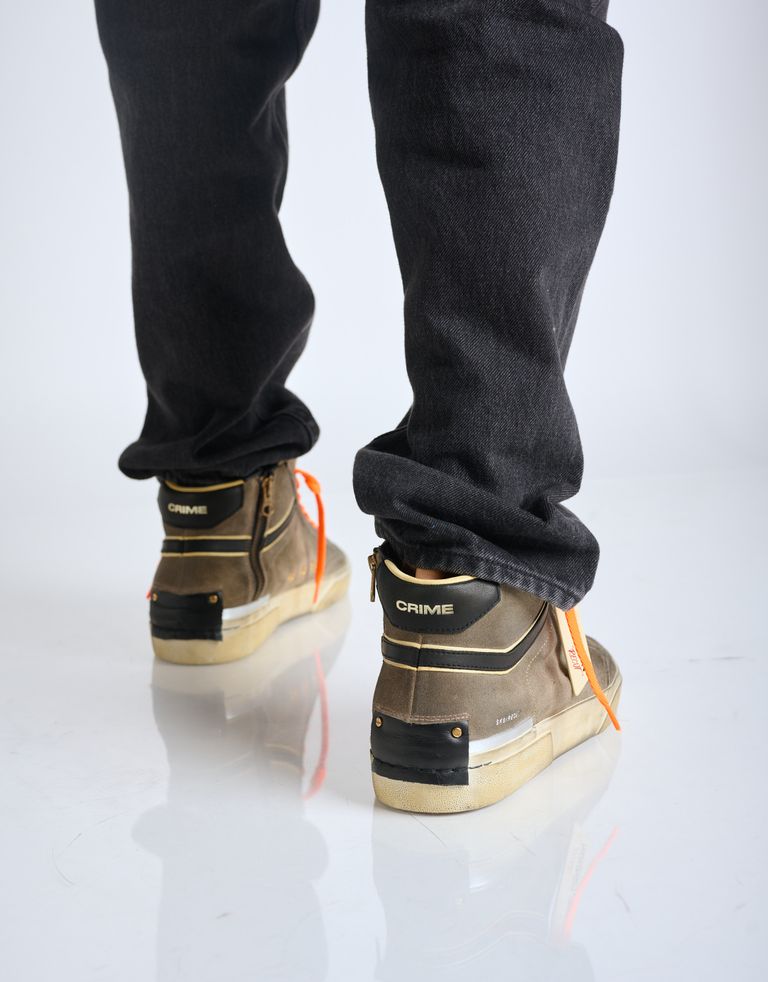 נעלי גברים - Crime London - סניקרס גבוהות JONAS - חום בהיר3