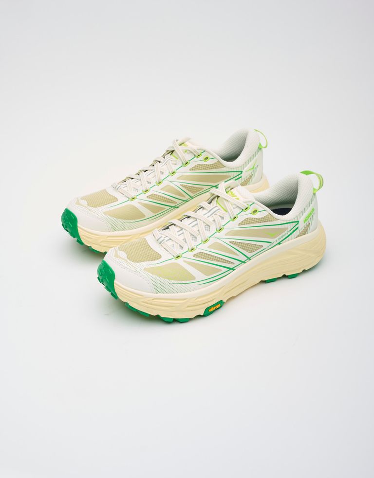 נעלי גברים - Hoka - סניקרס MAFATE SPEED - לבן   ירוק3