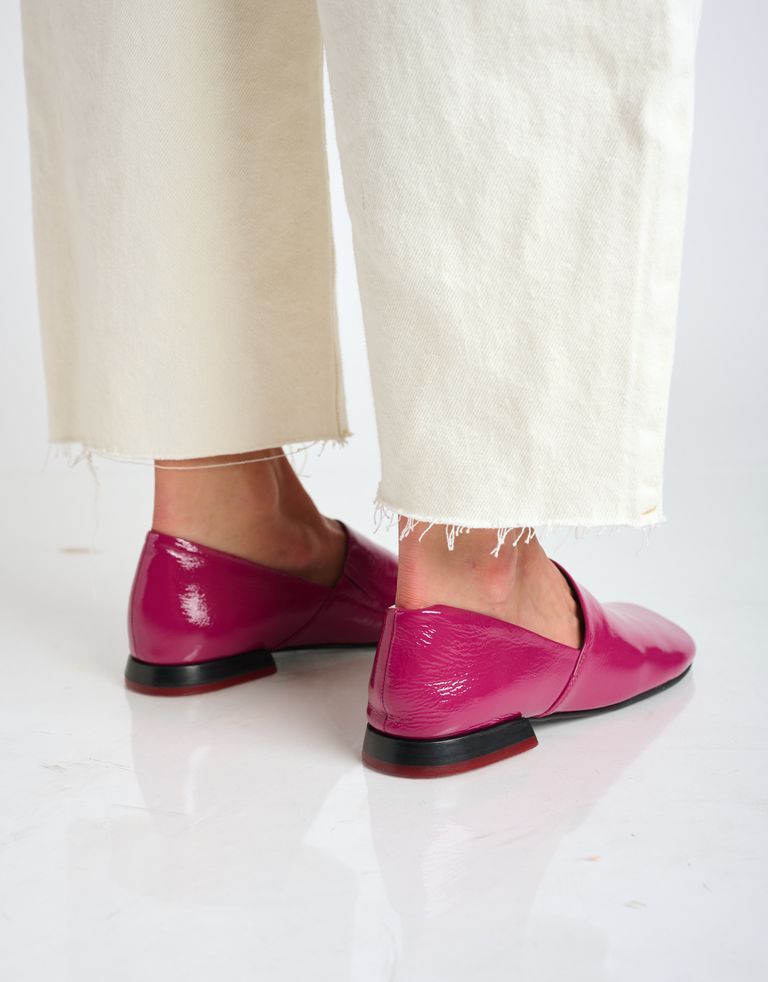 נעלי נשים - Yuko Imanishi - נעליים מבריקות שטוחות KEO - סגול3