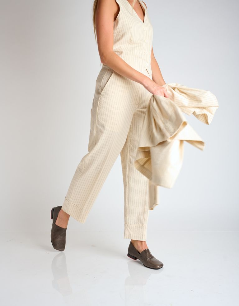 נעלי נשים - Yuko Imanishi - נעליים שטוחות KEO - חום3