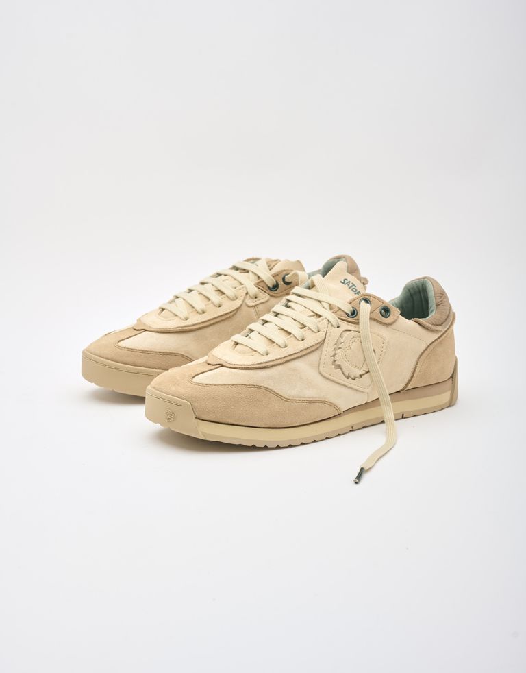 נעלי גברים - Satorisan - סניקרס זמש ENSO - אופוויט2