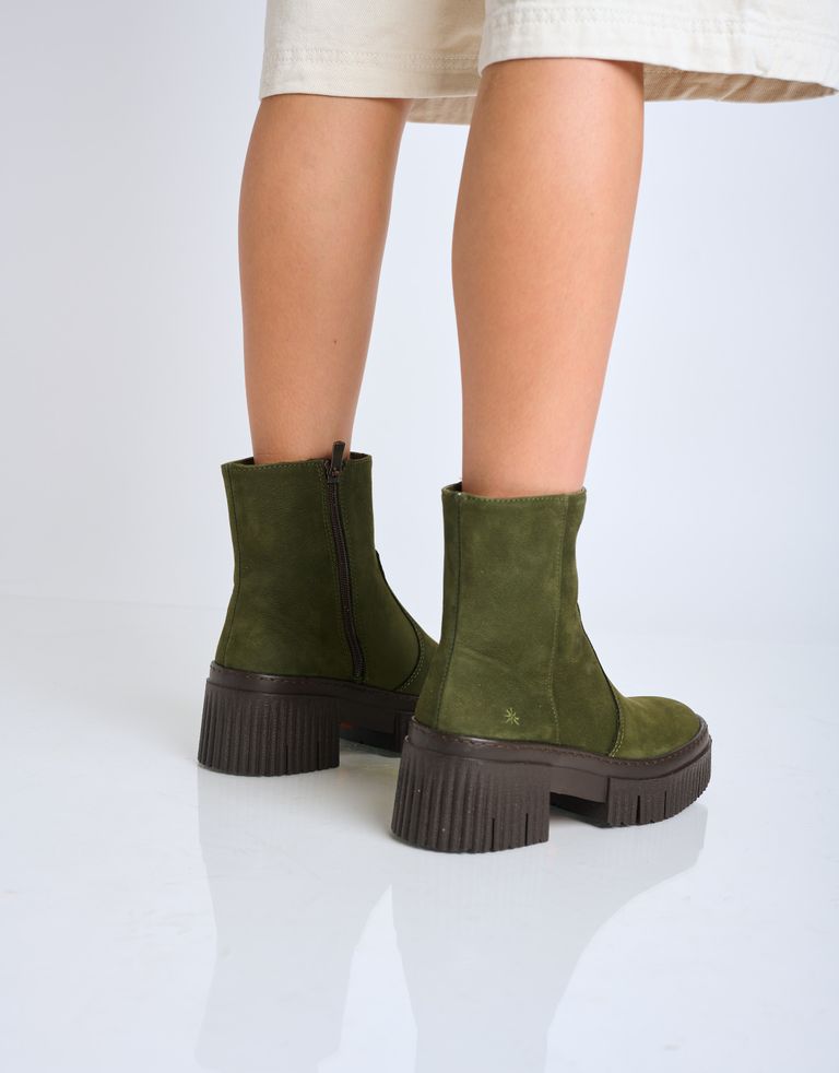 נעלי נשים - Art - מגפוני פלטפורמה YORK - חאקי4