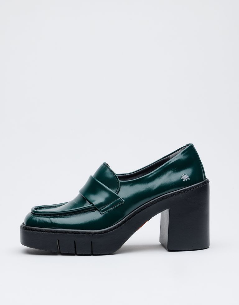 נעלי נשים - Art - מוקסינים עם עקב  BERNA - ירוק3