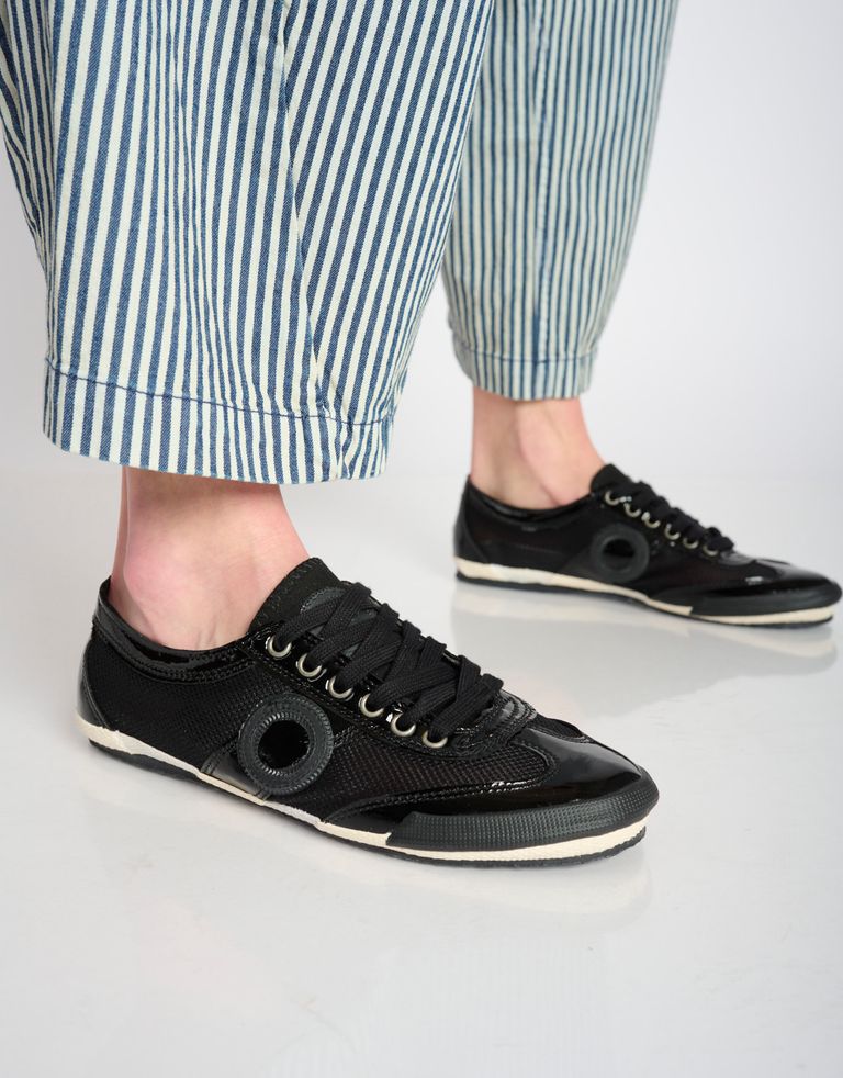 נעלי נשים - Aro - סניקרס לק  JOANETA - שחור3