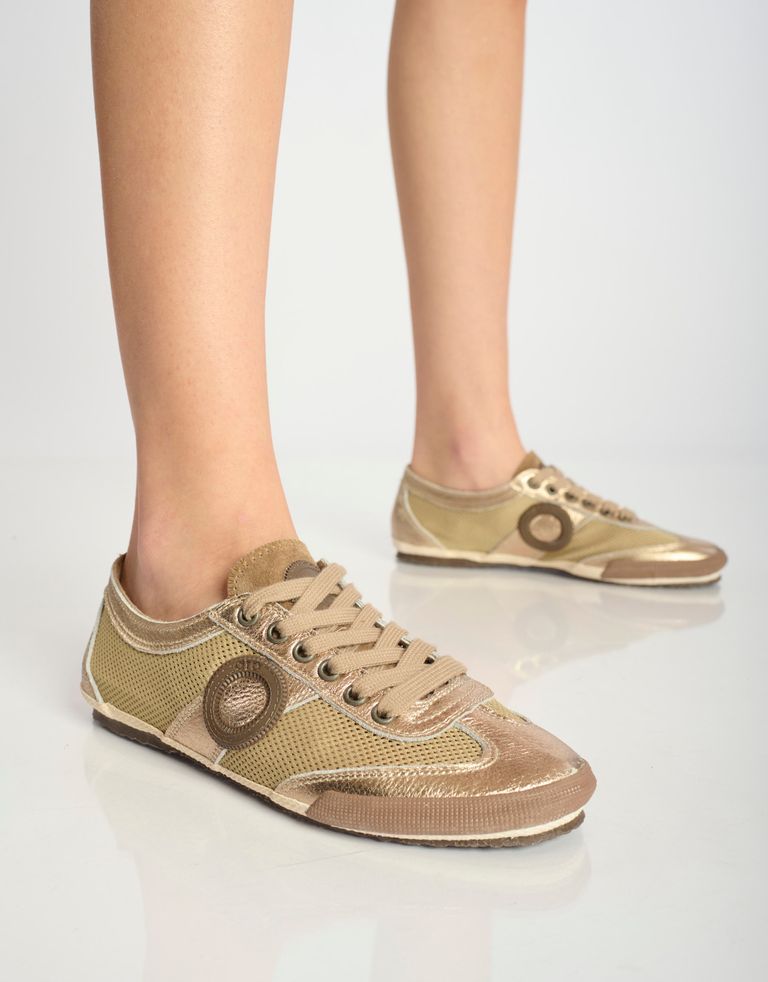 נעלי נשים - Aro - סניקרס מטאליות JOANETA - ברונזה2