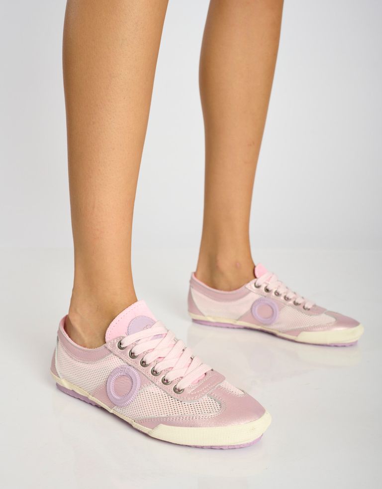 נעלי נשים - Aro - סניקרס מטאליות JOANETA - ורוד3