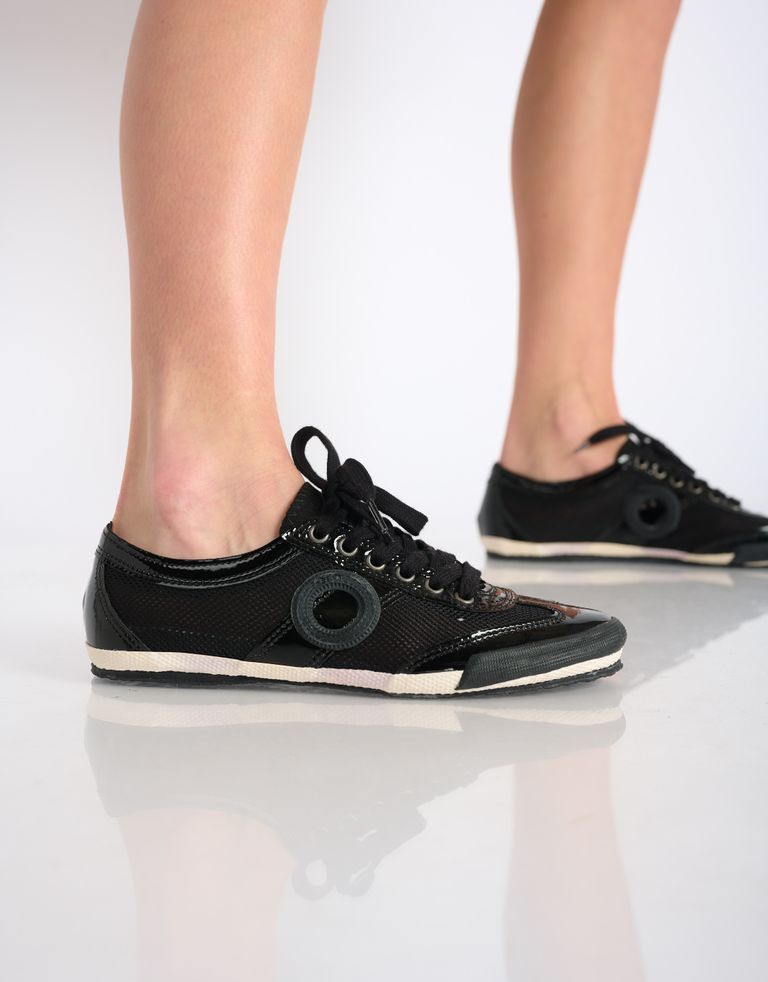 נעלי נשים - Aro - סניקרס לק  JOANETA - שחור2